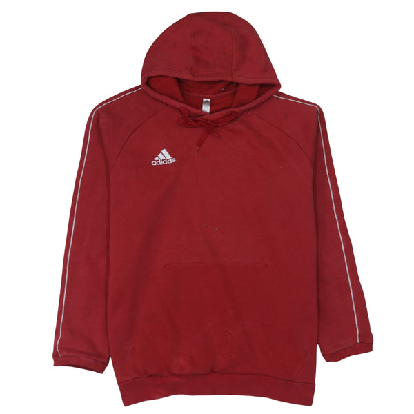 Adidas 90's Loungwear Pullover Hoodie XLarge Red