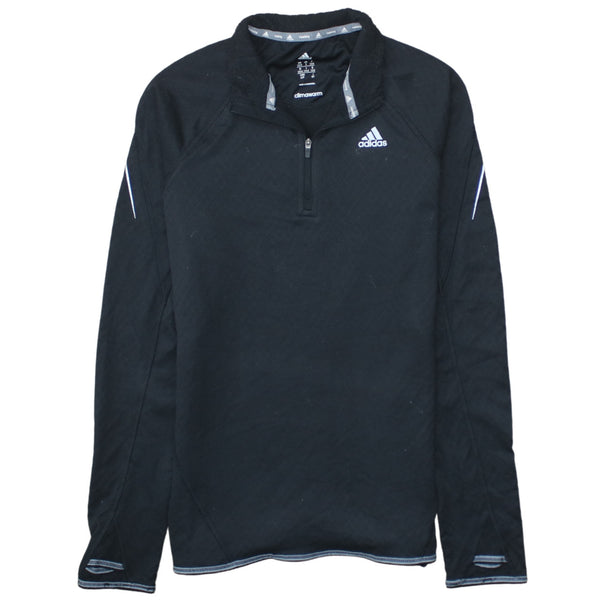 Adidas 90's Lightweight Quarter Zip Sweatshirt Small Black