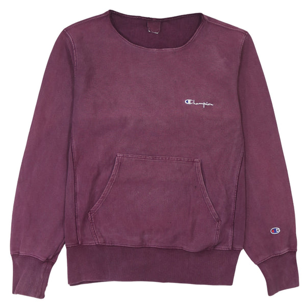 Vintage Champion Lightweight Crew Neck Sweatshirt Medium Purple