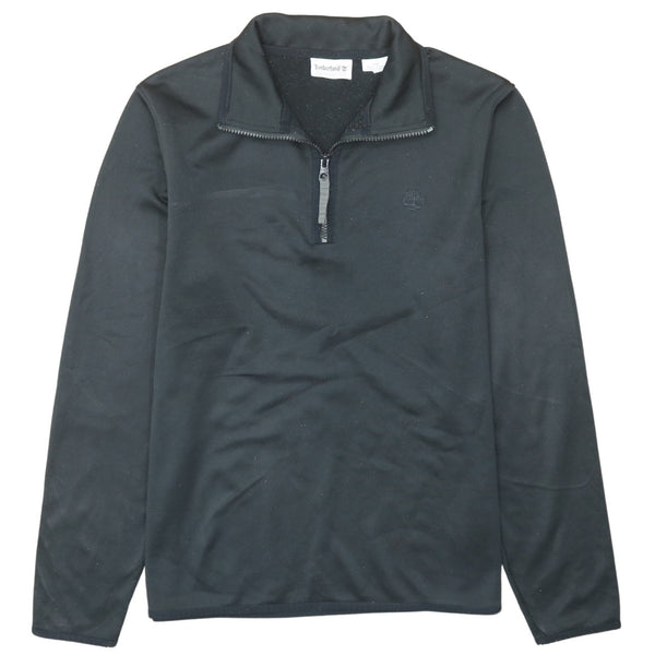 Timberland Vintage Lightweight Quarter Zip Sweatshirt Black Medium