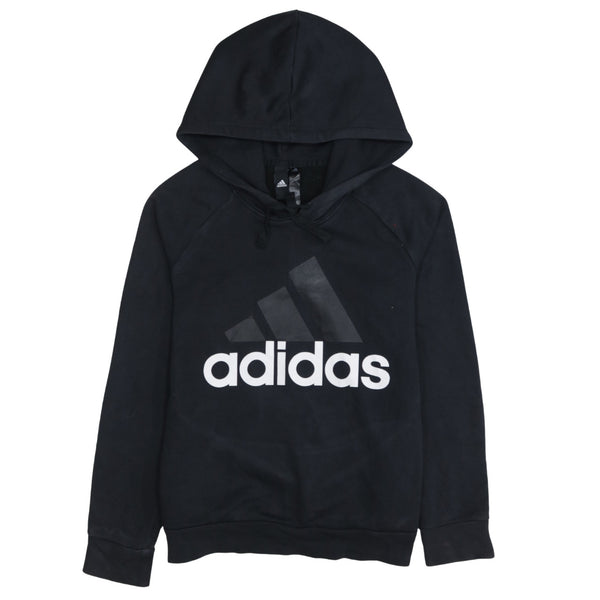 Adidas 90's Spellout Pullover Hoodie XSmall  Black