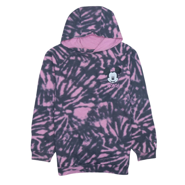 Vintage Disney Mickey Mouse 90s Black XLarge Pullover Hoodie Authentic