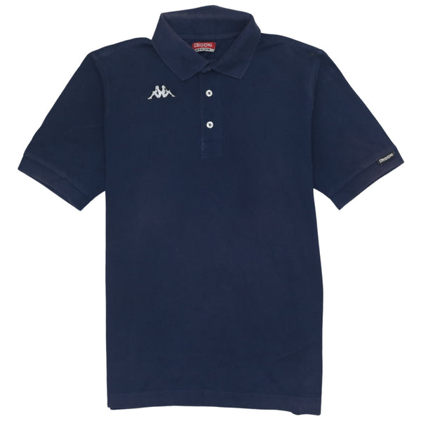 Kappa Vintage 90's Men's Polo Shirt Medium Navy Blue Short Sleeves