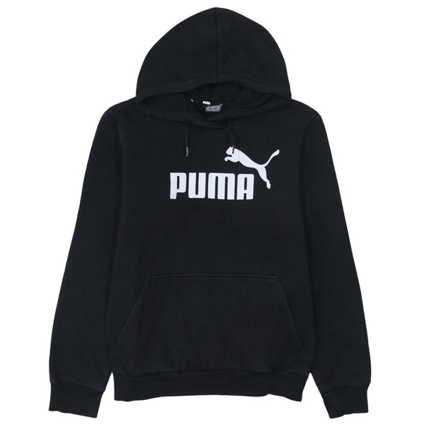 Puma 90's Spellout Pullover Hoodie Medium Black