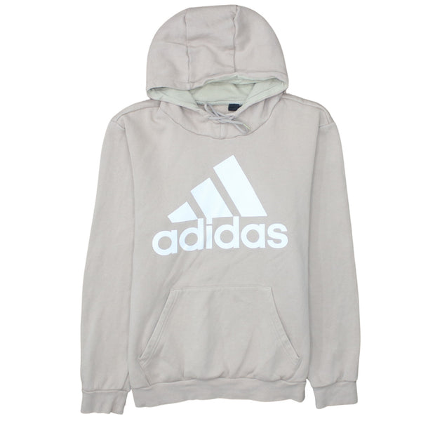 Adidas 90's Spellout Pullover Hoodie Medium  Beige Cream