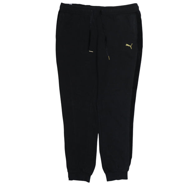 Puma 90's Rib Cuff Casual Joggers / Sweatpants XLarge Black
