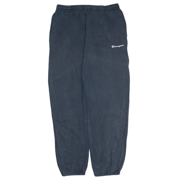 Vintage Champion 90's Black Tracksuit Joggers Sweatpants Men's Large
