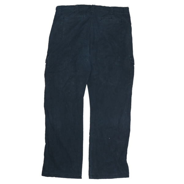 Wrangler 90's Relaxed Fit Straight Leg Baggy Trousers / Pants 36 Black
