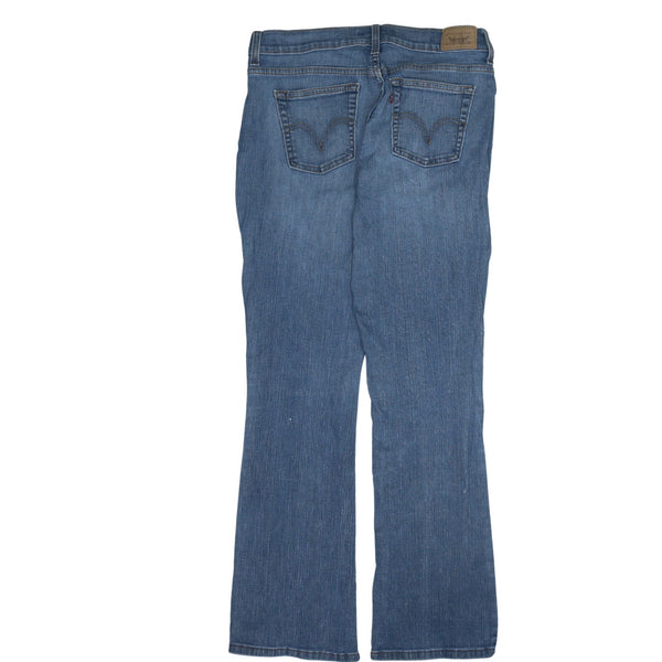 Levi's 90's 515 Medium Blue Straight Leg Baggy Trousers / Pants