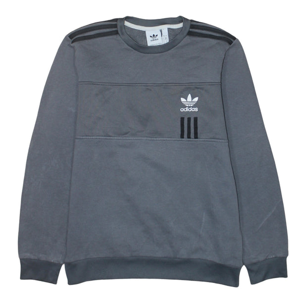 Adidas 90's Lightweight Crew Neck Sweatshirt Medium Grey