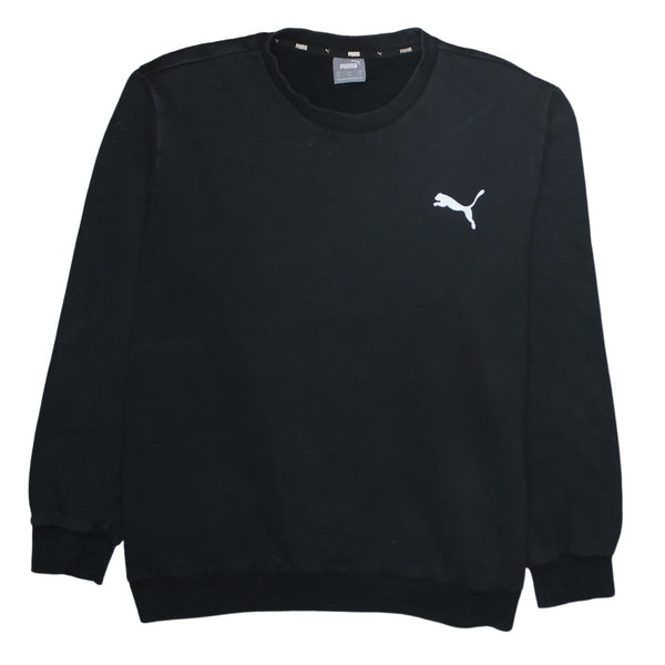 Puma 90's Lightweight Crew Neck Sweatshirt XLarge Black