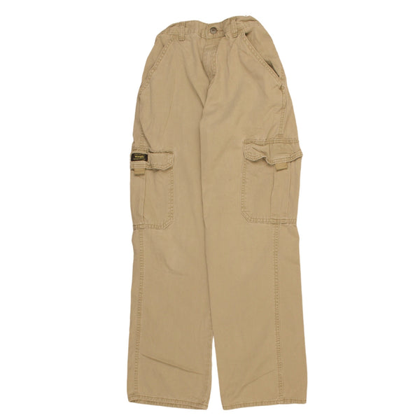 Vintage Wrangler 90's Beige Cream Cargo Pants Men's Size 24 Trousers