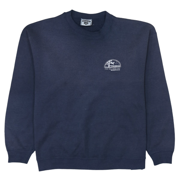 Lee 90's Lightweight Crew Neck Sweatshirt XLarge Navy Blue