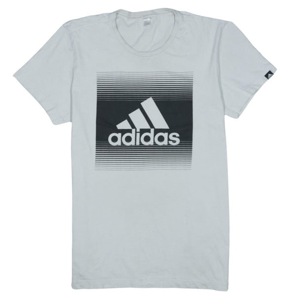 Adidas 90's Spellout Short Sleeves T Shirt Medium  White