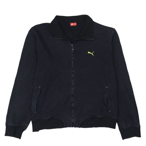 Puma 90's Lightweight Full Zip Up Sweatshirt XXLarge (2XL) Black