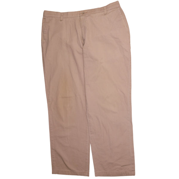 Lee 90s Men's Baggy Straight Leg Trousers Pants 38 Beige Cream Vintage