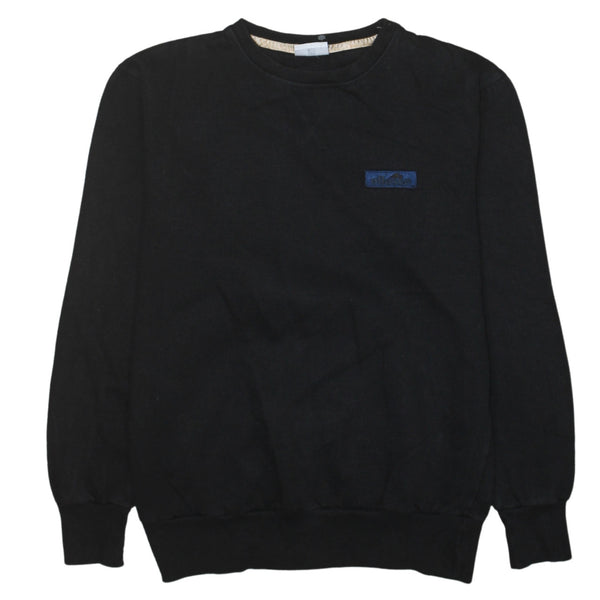 Ellesse 90's Lightweight Crew Neck Sweatshirt Small  Black
