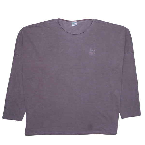 Puma 90's Lightweight Round Neck Sweatshirt XXXLarge (3XL) Purple