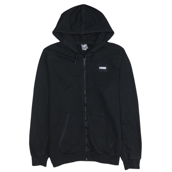 Puma 90's Lightweight Full Zip Up Hoodie XLarge Black