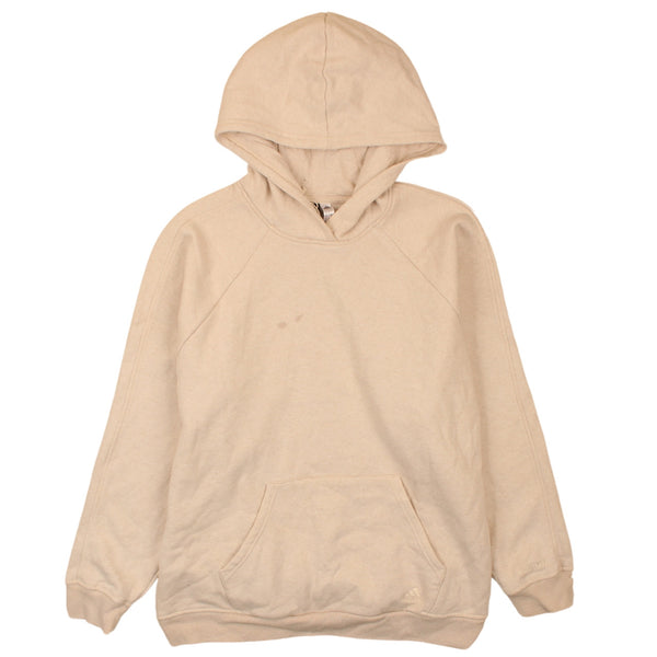 Adidas Women's 90's Large Beige Cream Pullover Hoodie Vintage Style