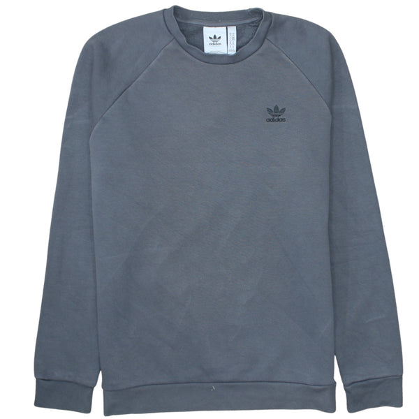 Adidas 90's Lightweight Crew Neck Sweatshirt Medium Grey