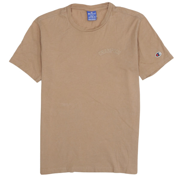 Champion 90's Short Sleeves Crew Neck T Shirt Small Brown
