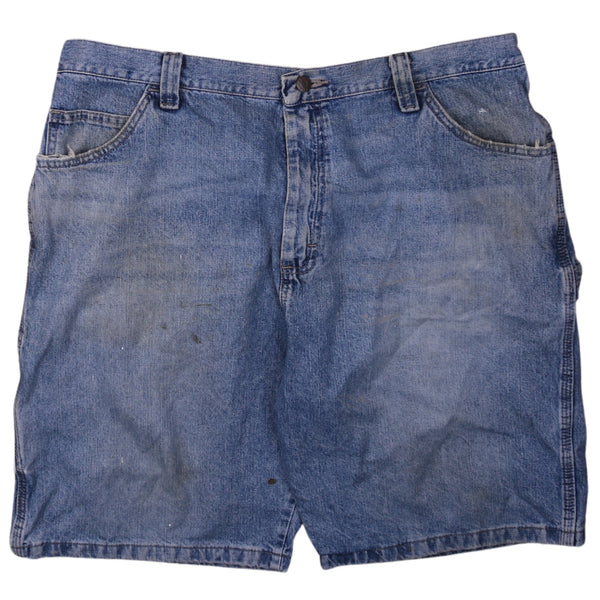Vintage Wrangler 90s Blue Baggy Chino Shorts for Men Size 40