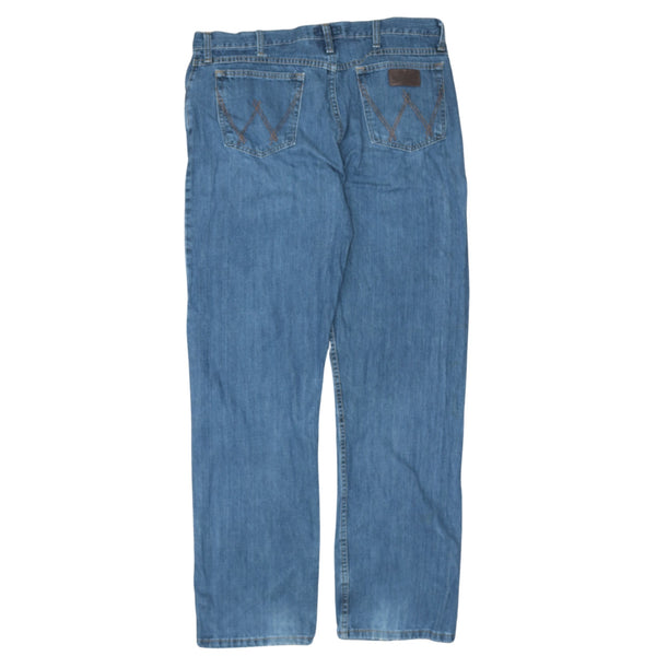 Wrangler Vintage 90s Men's Lightwash Straight Leg Jeans 36 Blue Pants