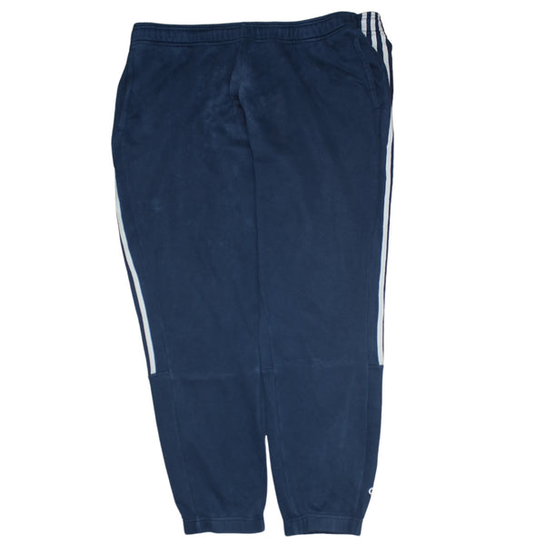 Adidas 90's Elasticated Waistband Drawstrings Casual Joggers / Sweatpants XXLarge (2XL) Navy Blue