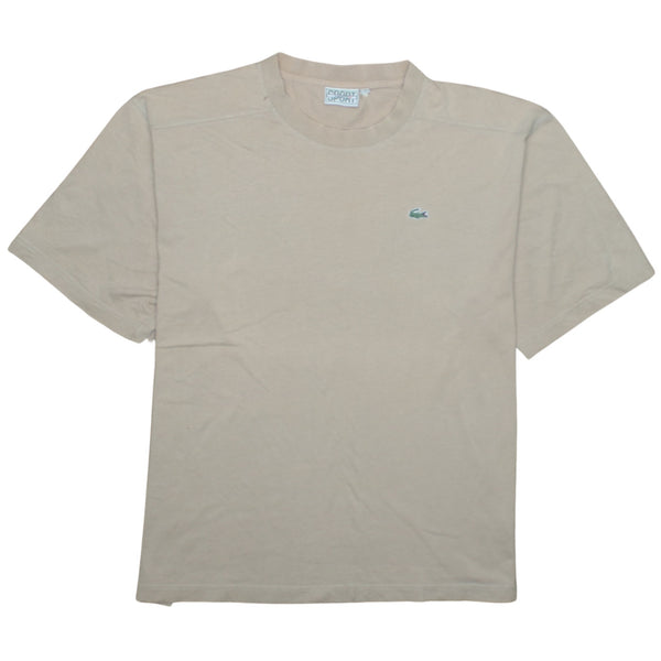 Lacoste   T Shirt Large  Beige Cream