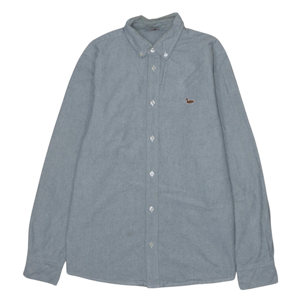 Carhartt 90's Long Sleeve Button Up Shirt Large Grey