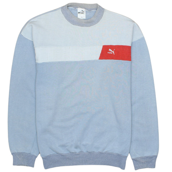 Puma 90's Vintage Grey Crew Neck Sweatshirt Medium
