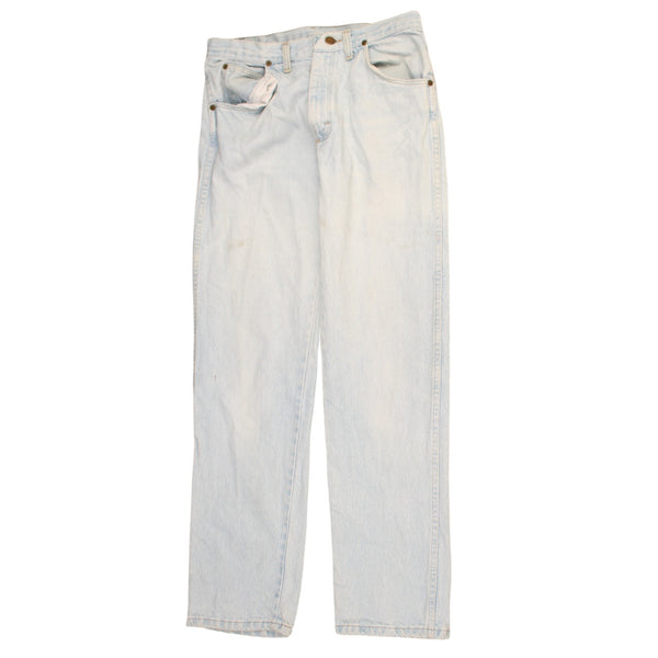 Wrangler Men's Vintage 90's Blue Straight Leg Baggy Pants 30 Waist