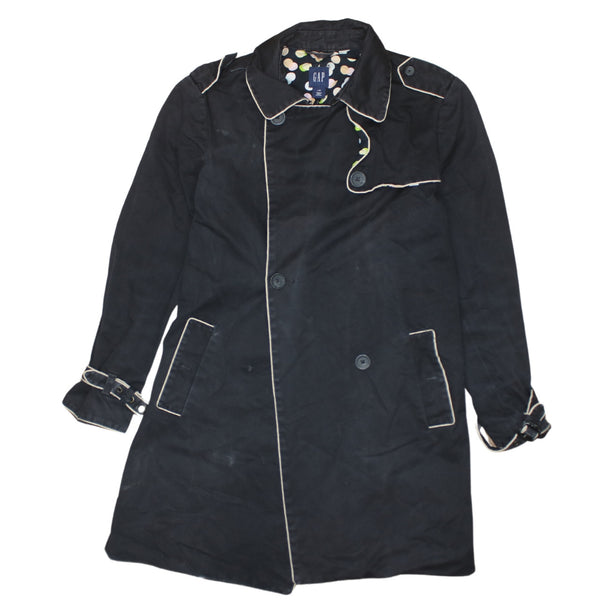 Gap 90's Black Lightweight Windbreaker Jacket Women's Large