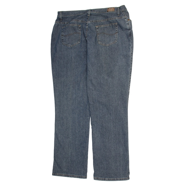 Lee 90's Vintage Men's Relaxed Fit Straight Baggy Blue Pants 40