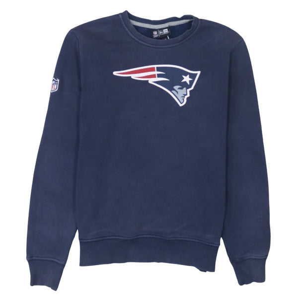 NFL 90's Spellout Crew Neck Sweatshirt Small Navy Blue