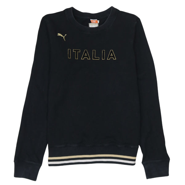 Puma 90's Italia Crew Neck Sweatshirt XXLarge (2XL) Black