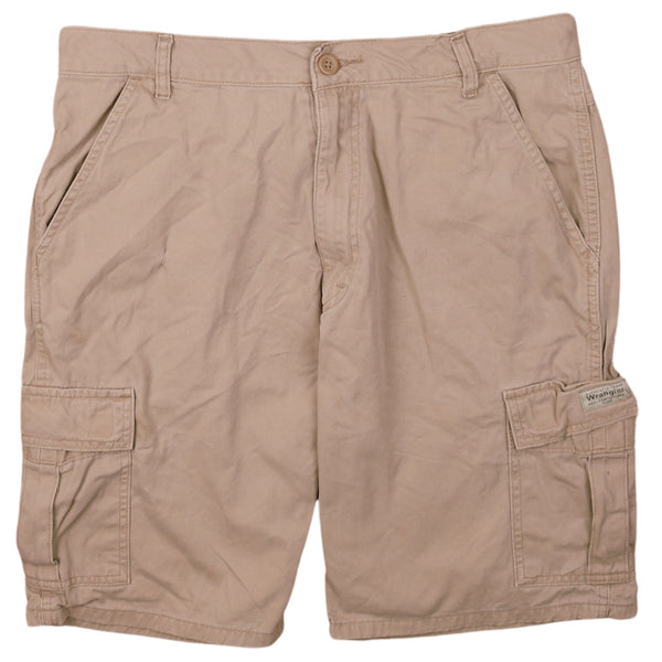 Wrangler Vintage 90's Men's Cargo Shorts 34 Tan Brown with Pockets