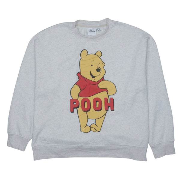 Vintage Disney 90s Winnie The Pooh Grey Crew Neck Sweatshirt Large