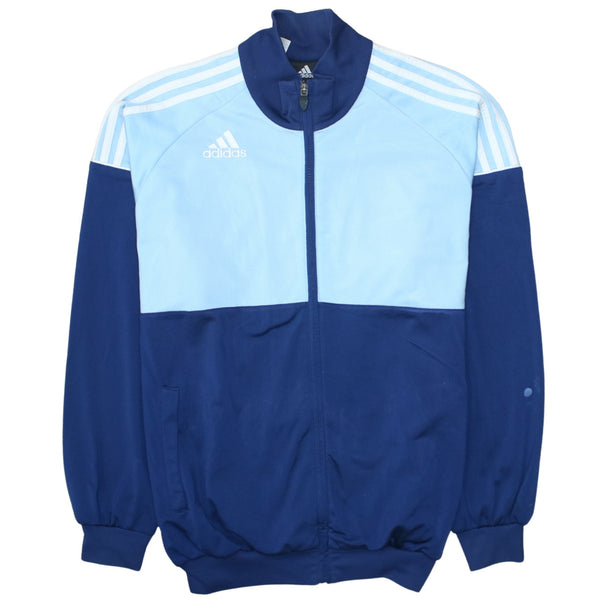 Adidas 90's Lightweight Full Zip Up Sweatshirt Medium Blue