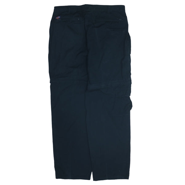 Dickies Men's 90's Vintage Lightwash Baggy Trousers 36 Navy Blue