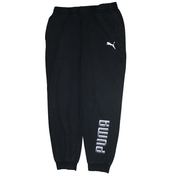 Puma 90's Rib Cuff Casual Joggers / Sweatpants Large Black