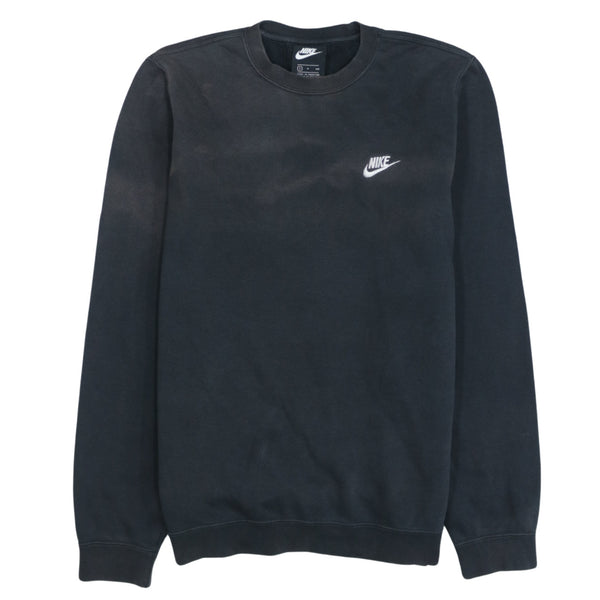 Nike 90's Black Swoosh Crew Neck Sweatshirt Men's Small