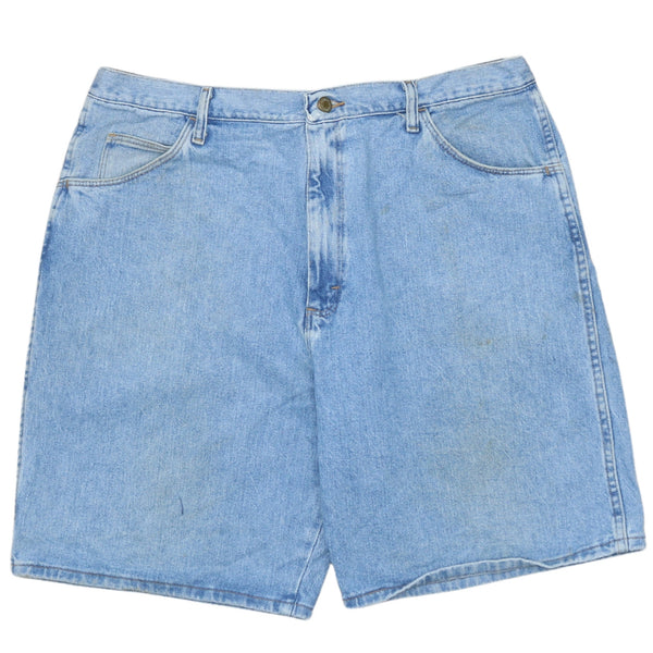 Vintage Wrangler 90's Men's Baggy Blue Chino Shorts Size 40 Waist