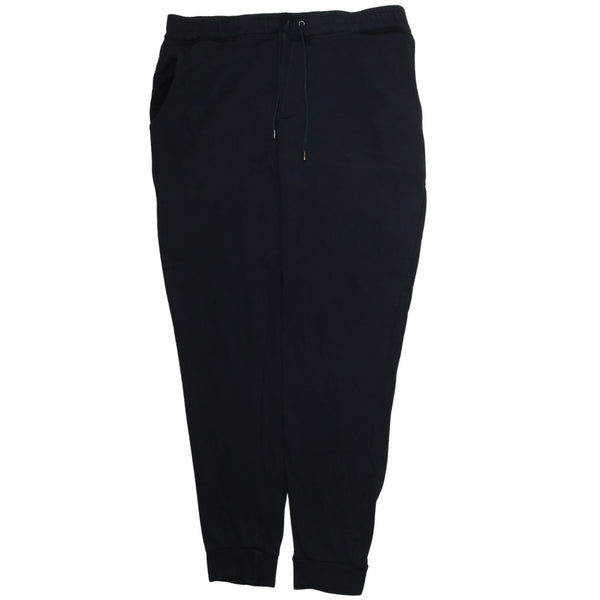 Vintage 90's Active XXL Joggers Sweatpants Navy Blue Elastic Waist Mens