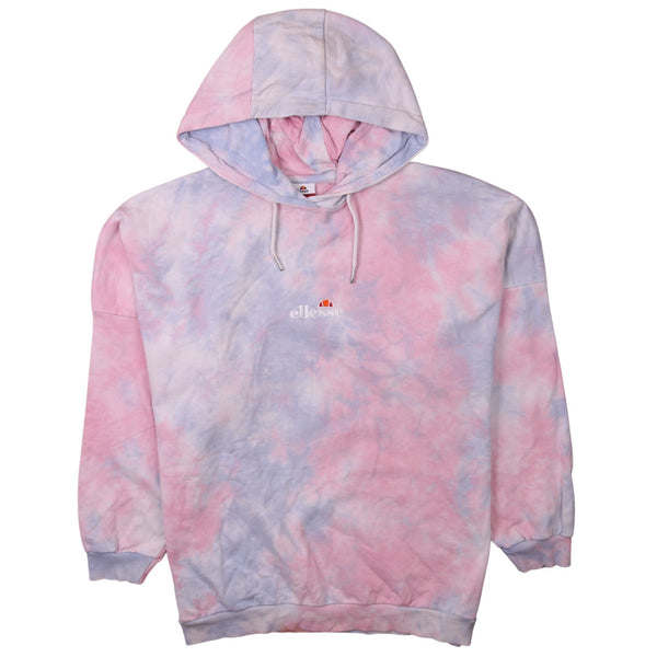 Ellesse 90's Vintage Pink Pullover Sportswear Hoodie Women's XXLarge