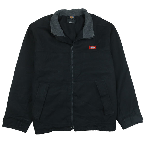 Dickies 90's Lightweight Full Zip Up Windbreaker Large Black