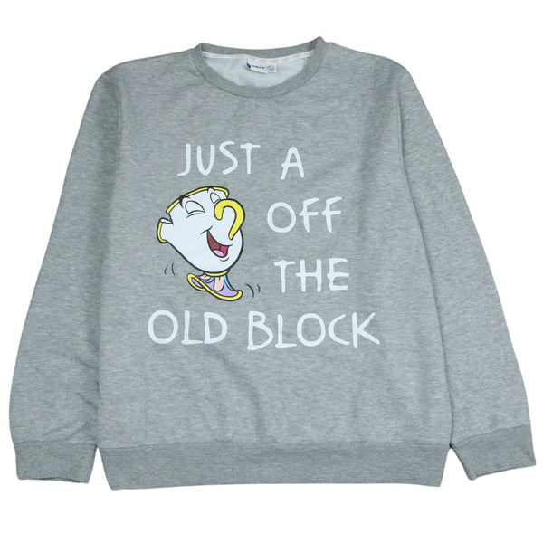 Disney 90's Vintage Grey Sweatshirt L Crew Neck Just Off The Block