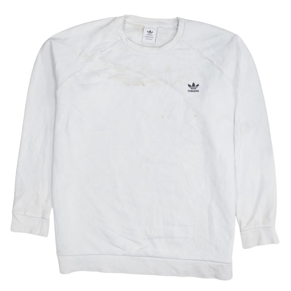 Adidas 90's Lightweight Crew Neck Sweatshirt XXLarge  White