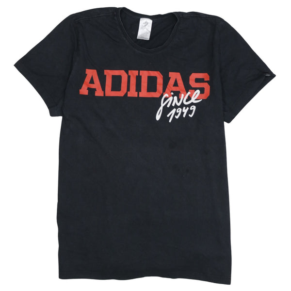 Adidas 90's Spellout Short Sleeves T Shirt XXLarge (2XL) Black